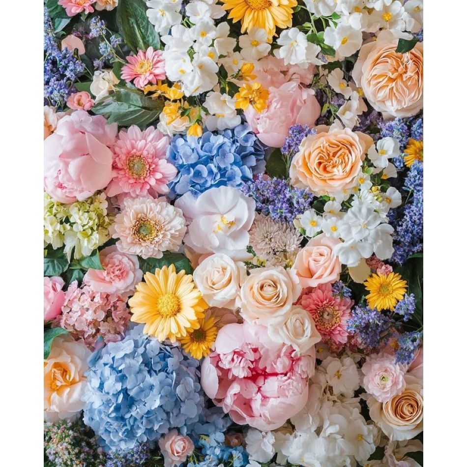 Embroidery Daisy - طقم رسم بالألماس من RUOPOTY للبالغين،