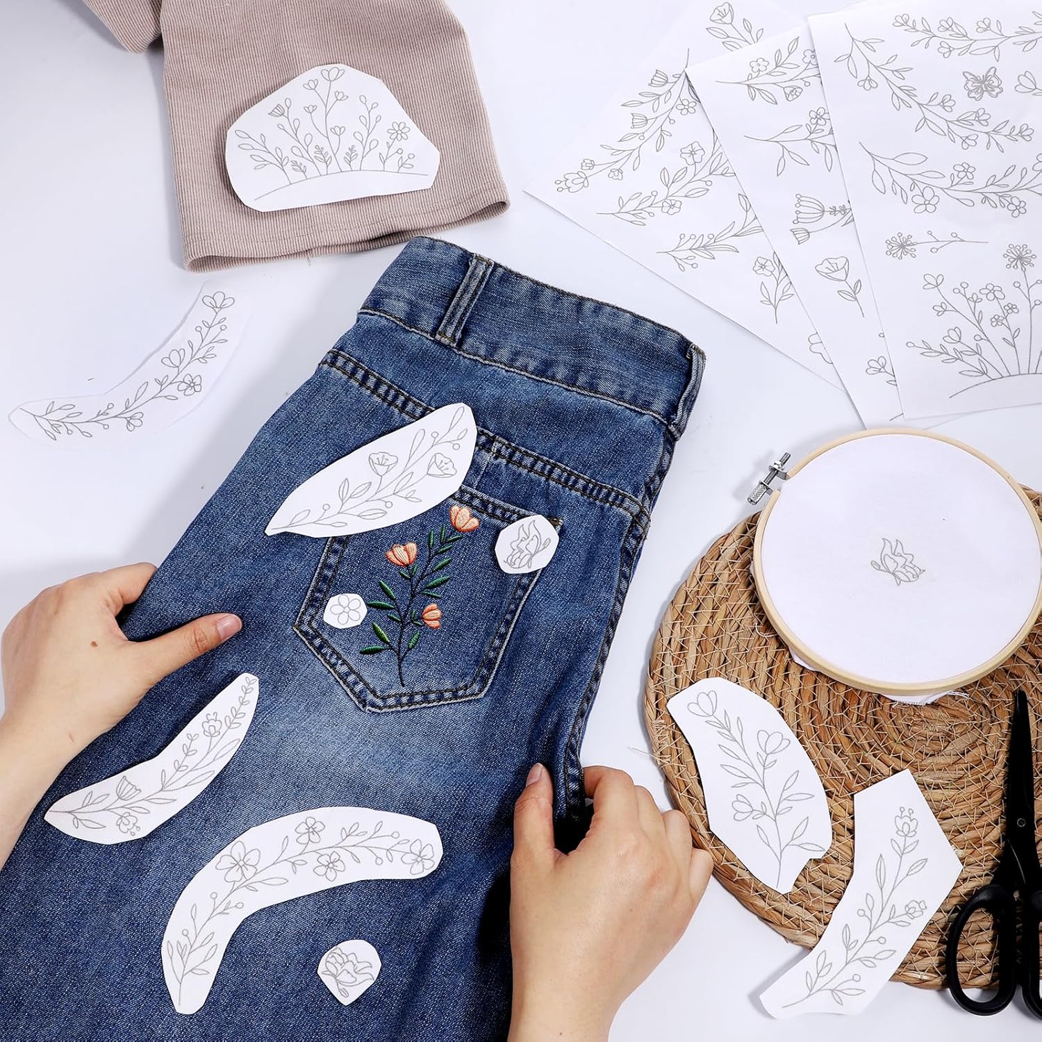 ورق تطريز قابل للذوبان في الما - مراجعة Embroidery Daisy وسعره