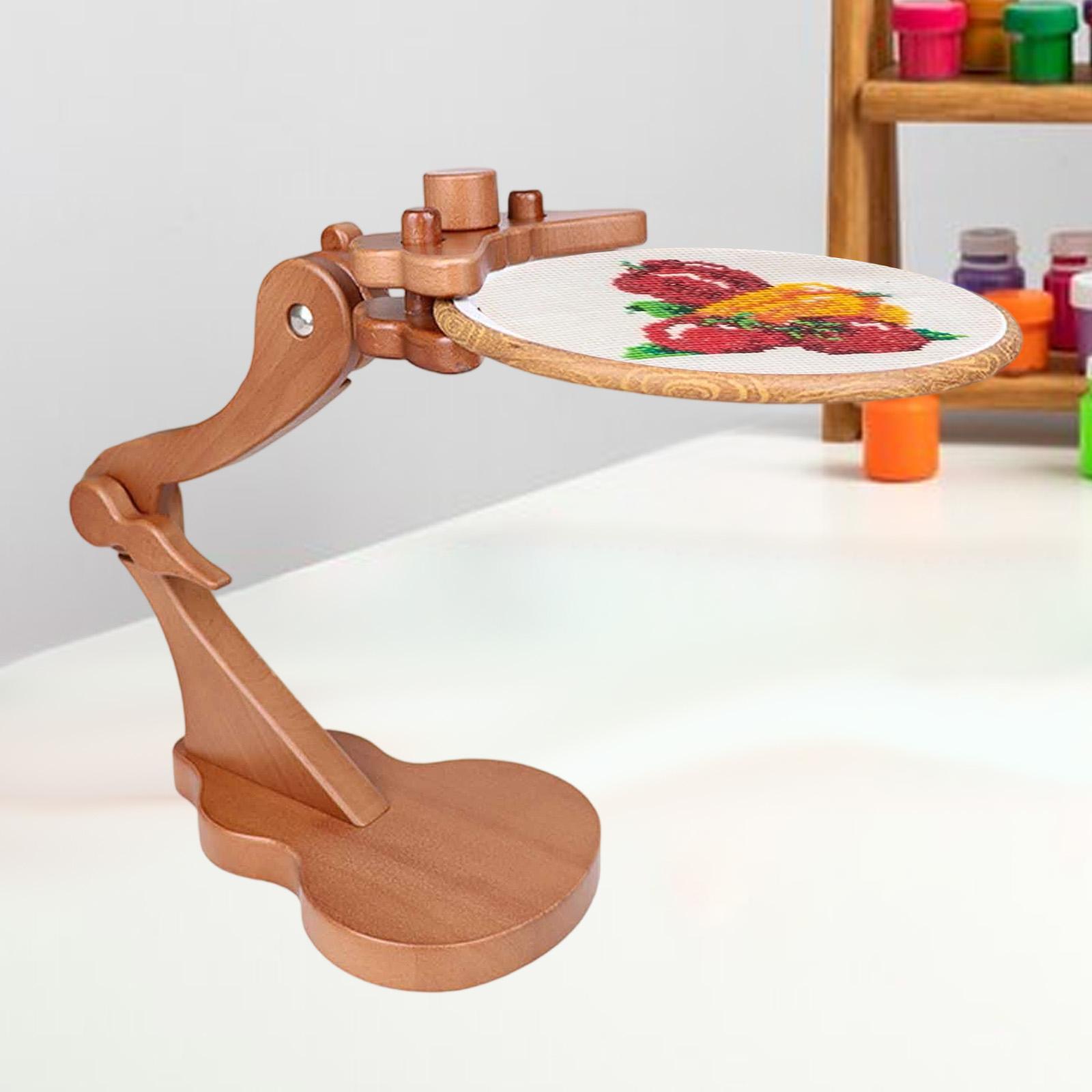 حامل إطار التطريز الخشبي للتطر - مراجعة Embroidery Hoop Stand وسعره