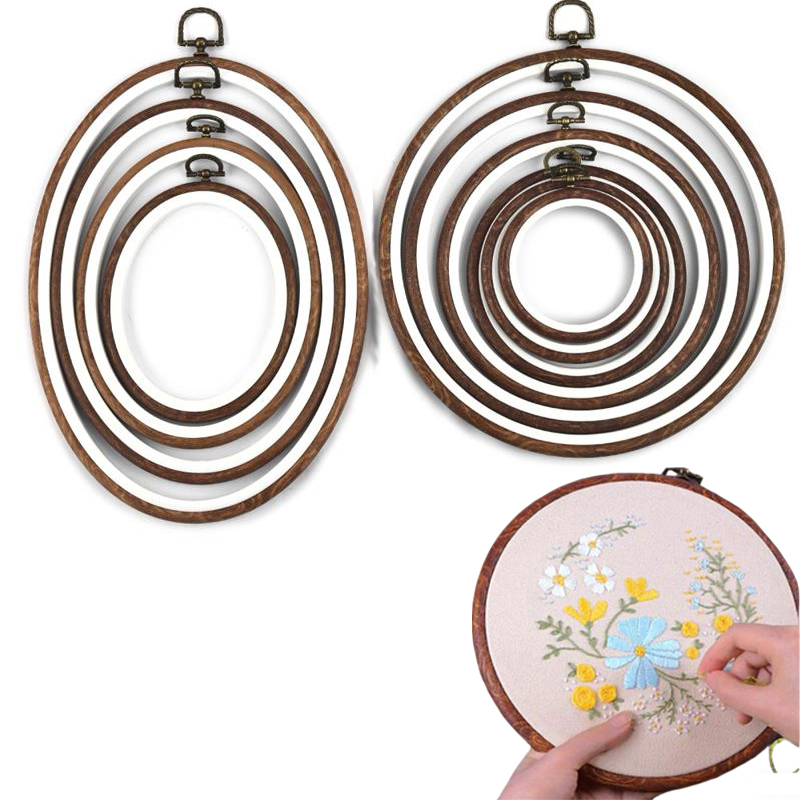 10 قطعة أداة الخياطة مستديرة ا - مراجعة Embroidery Hoop Stand وسعره