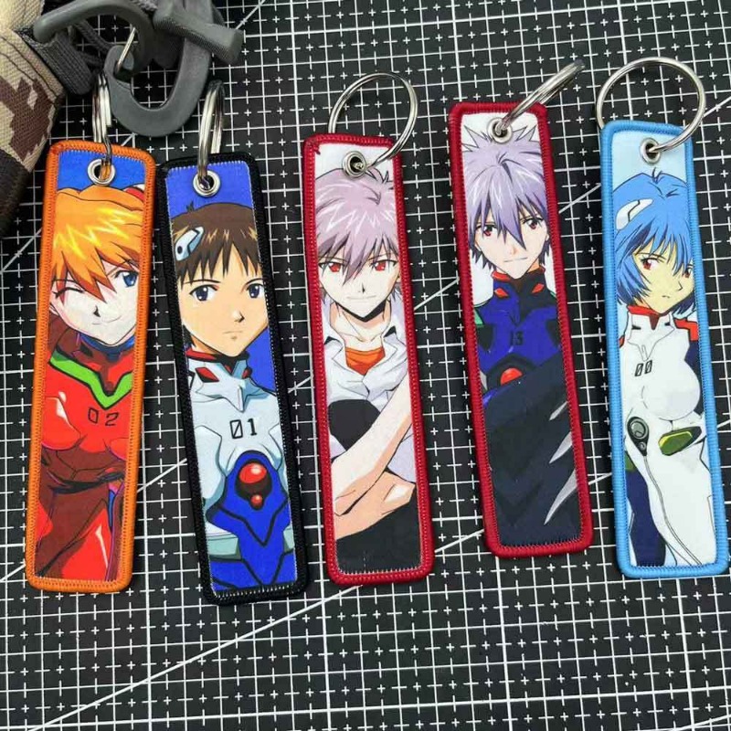 Evangelion المفاتيح أنيمي التط - مراجعة Embroidery Ring وسعره