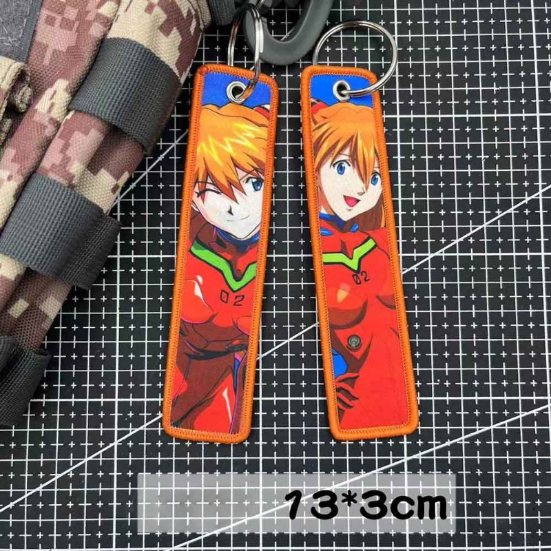 Evangelion المفاتيح أنيمي التط - مراجعة Embroidery Ring وسعره