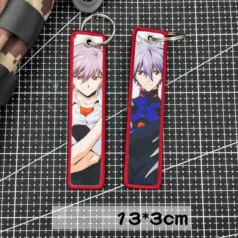 Evangelion المفاتيح أنيمي التط - مراجعة Embroidery Ring وسعره
