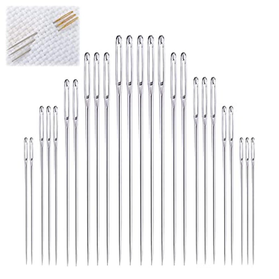 إبر خياطة كبيرة الحجم، إبر تطر - مراجعة Embroidery Needle وسعره