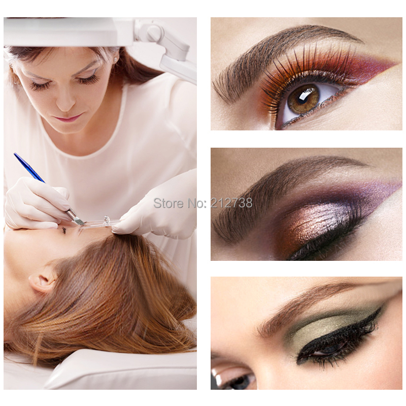 جديد 10 قطعة 14/15/16/17/18Pin - مراجعة Embroidery Eyebrow وسعره