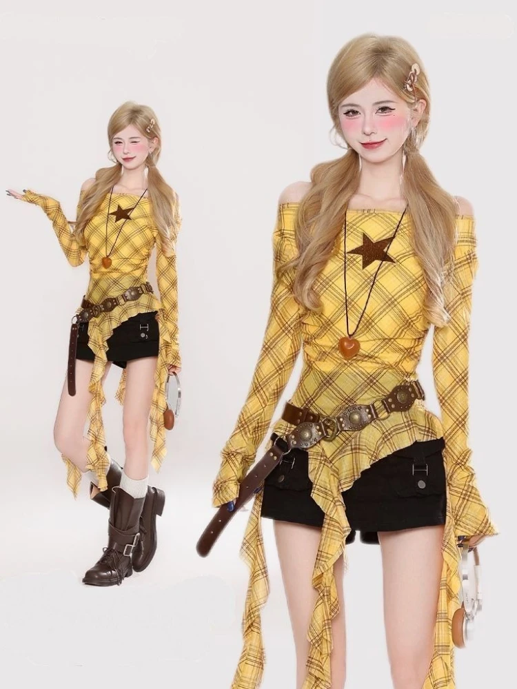 تي شيرت نسائي بتصميم Y2K كاروه - مراجعة Embroidery Fashion وسعره