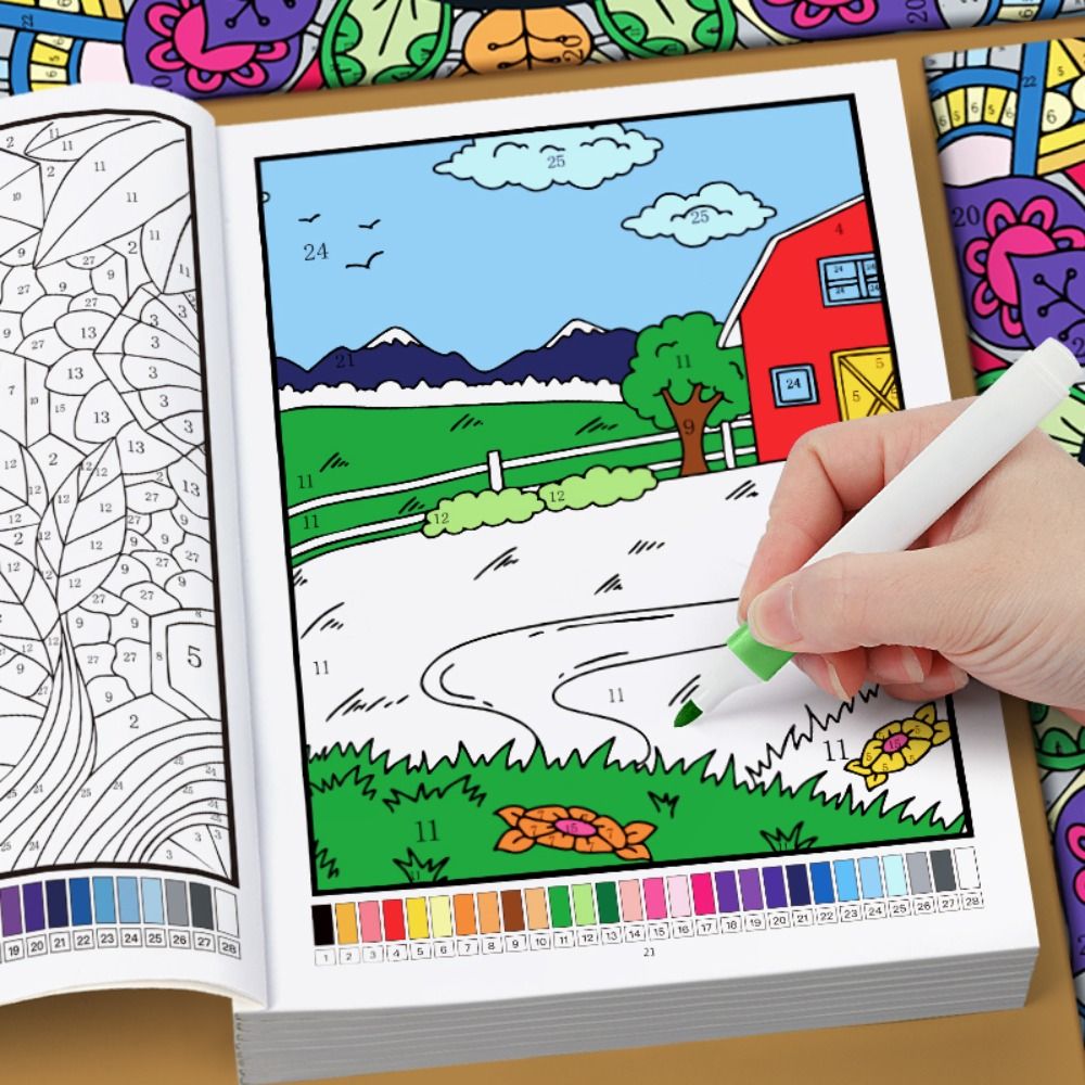 كتاب تلوين بالأرقام للرسم اليد - مراجعة Embroidery Translate وسعره