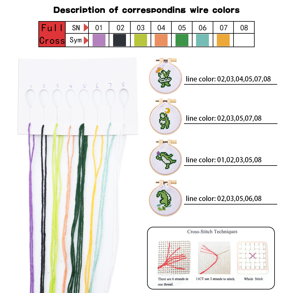 4 قطع طقم تطريز للمبتدئين، نمط - مراجعة Embroidery Needle وسعره