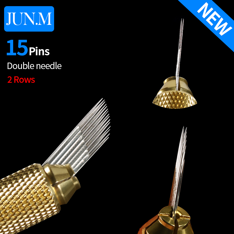 100 قطعة من إبر الميكروبليدنج  - مراجعة Embroidery Eyebrow وسعره